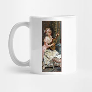 Woman With a Guitar by Raimundo Madrazo Mug